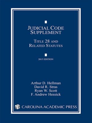 cover image of Judicial Code Supplement